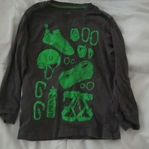 Carters rock climb long sleeve tee 3t